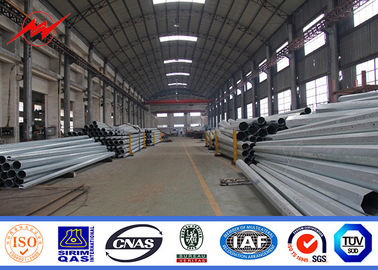 NEA Hot Dip Galvanized Tubular Pole 25ft 35ft 45ft Untuk Transmisi Daya