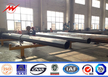 Q345 Galvanized Steel Pole Konial Power Transmission Electric Tubular Tower