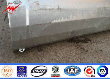 Q345 Q460 Galvanized Steel Pole Dengan 160Km/H Maks kecepatan angin