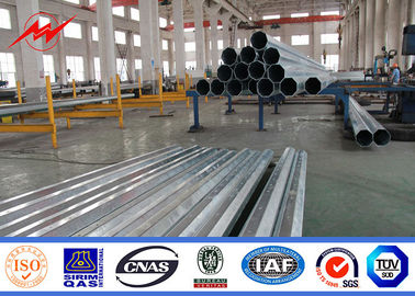 AWS D1.1 Galvanized Steel Power Line Pole Pole Transmission Pole