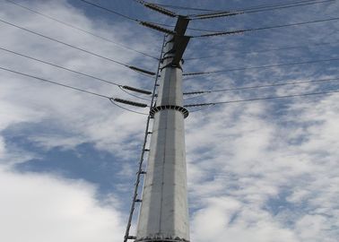 Profesional ASTM A123 Galvanized Steel Pole Untuk Transmisi Dan Pencahayaan Di Filipina