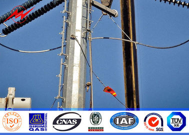 Galvanized Steel Electrical Utility Pole Outdoor 11.9m 940dan