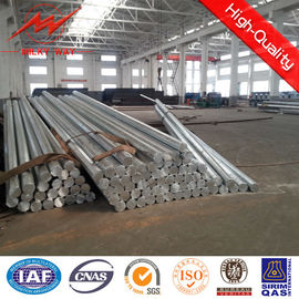 AWS D1.1 Galvanized Steel Power Line Pole Pole Transmission Pole