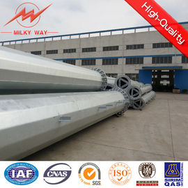 Galvanized Steel Electrical Utility Pole Outdoor 11.9m 940dan