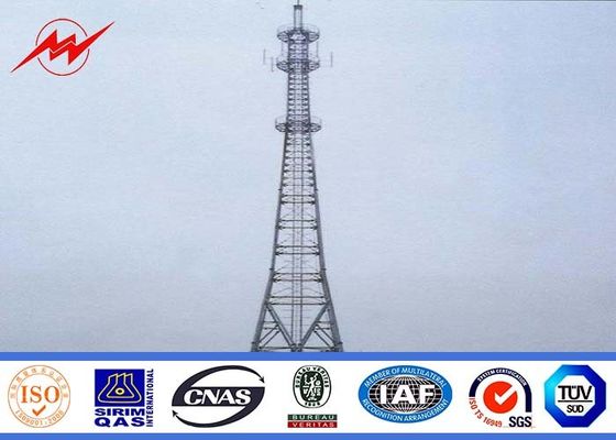 220 Kv Pipa Baja Galvanis Tube Mono Pole Tower 10m-200m Banyak Digunakan