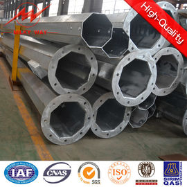 1250kg Tipe B Tiang Utilitas Listrik 50ft Tinggi Gr65 Bahan Permukaan Bitumen