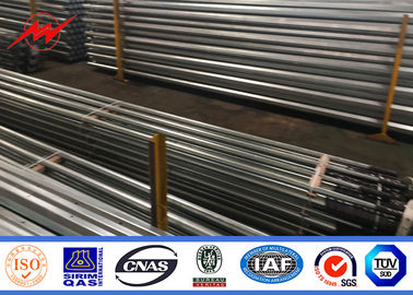 10kv Galvanized Transmission Line Pole 30mm Metal Steel Utility Power Pole