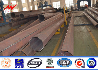 Tiang Transmisi Baja Bahan Gr65 25m, Tiang Listrik Baja Lattice Welded