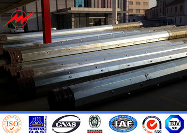 Tiang Transmisi Baja Bahan Gr65 25m, Tiang Listrik Baja Lattice Welded