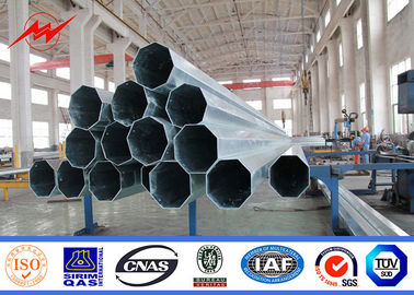 Tiang Listrik Galvanisasi Baja Tubular 10kv Untuk Saluran Transmisi