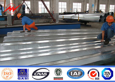 70ft Hot Dip Galvanized 12 Sisi Tiang Saluran Listrik