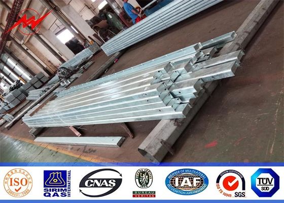 Hot Dip Galvanized 8ft-19.6ft Steel Angle Channel For Electric Power Tower Philippines NPC Construction