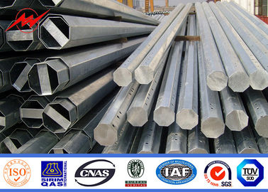 Iso 132kv Electric Power Metal Utility Pole Untuk Proyek Saluran Transmisi