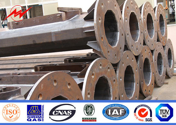 30m Tiang Terang Semangat Galvanized High Mast Untuk Stadion Sepak Bola