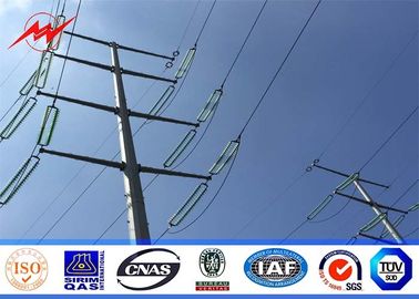 Tiang Transmisi Baja Bahan Gr65 25m, Tiang Listrik Baja Lattice Welded