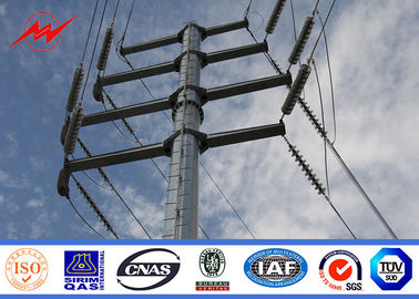 55ft Slip Joint S355JR Tiang Lampu Galvanis