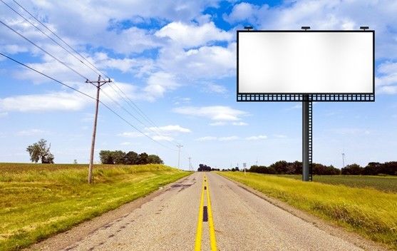 Outdoor Cold Rolled Steel Outdoor Billboard Advertising With Galvanization