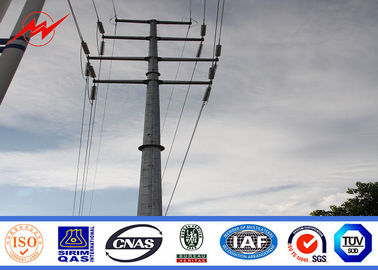 10mm Baja Galvanis ASTM A36 Tiang Listrik Utilitas