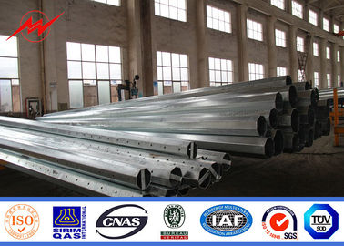 Tiang Transmisi Daya 220kv Galvanized Electric Steel Tubular