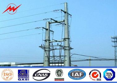 Jalur Transmisi Tiang Tubular Baja Galvanis 132kv 16m 14m 12m