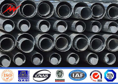 10kV Hot Dip Galvanized Transmisi Tenaga Listrik Line / Tubular Steel Pole