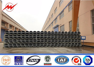 75ft 4mm Q235 Hdg Listrik Power Pole Polygonal Ganda Cross Arm Iso Sertifikasi