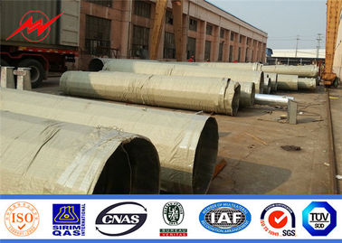 Tiang Listrik Tubular 12M 16KN Baja Untuk Proyek Transmisi Jalur Distribusi