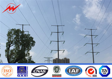 Tiang Listrik Tubular 12M 16KN Baja Untuk Proyek Transmisi Jalur Distribusi