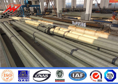 25Ft Untuk 40 Ft Galvanized Steel Power Pole Untuk 69KV Jalur Distribusi Tenaga Listrik