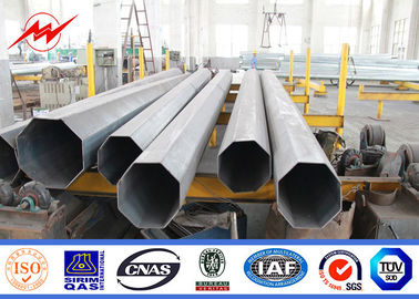 Listrik Hot Dip Galvanized Steel Pole, Anticorrosive Power Line Pole
