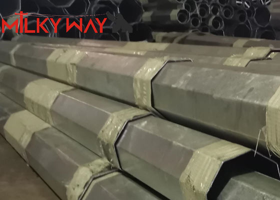 12m 14m 2Secsion Tiang Daya Listrik ramah lingkungan untuk transmisi daya berkelanjutan dan hijau