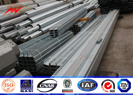 9M 440DAN Dan Octagonal Listrik Utilitas Tiang Listrik, Hot Dip Galvanized Distribusi Listrik Polandia