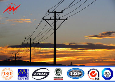 Tiang Saluran Transmisi 10m Gr 65 33kv Untuk Jalan