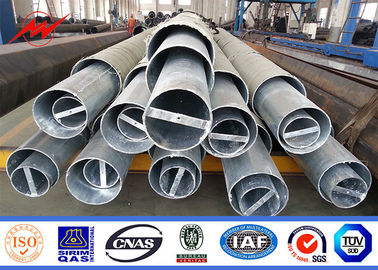 35 Feet Steel Power Pole Grade Satu Melindungi Tingkat Galvanisasi Tiang Listrik Baja