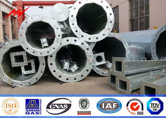 Tiang Transmisi Listrik Konis Bulat, Tiang Distribusi Galvanis