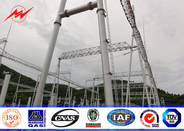 Polyester Power Coated Electric Power Pole untuk distribusi komunikasi