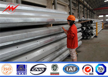 garis 30ft tegangan tinggi tiang listrik telescoping baja tiang tiang daya transmisi