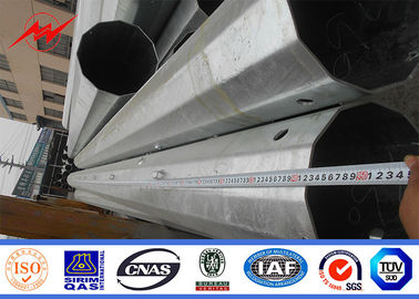 Tiang Listrik Baja Tradisional Pantai Gading 9m 10m 650 Dan 800 Dan 1000 Dan