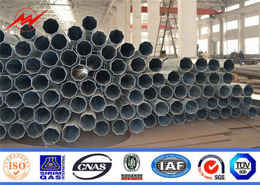 Hot Dip Galvanis 450daN 13m Tiang Listrik Utilitas Baja Kerucut