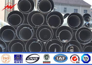 tiang listrik distribusi utilitas multi sisi baja galvanis untuk proyek listrik