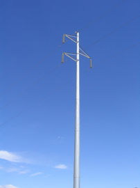 2.75 * 127 * 248 * 10670mm Gr, 345 Mpa Baja Daya HDG Monopole Dengan AWS D1.1