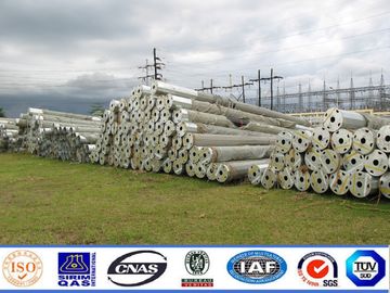 Tiang Distribusi Daya 35FT Untuk Proyek Filipina Dengan Bentuk Setion Segi Delapan
