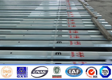 132KV 15m Transmisi Tiang Listrik Hot Steel Daya Glavanized Untuk Aferica