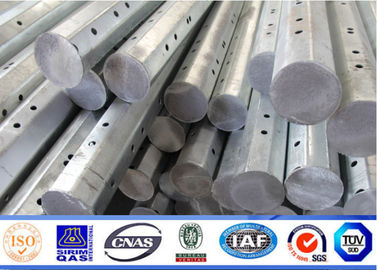 132KV 15m Transmisi Tiang Listrik Hot Steel Daya Glavanized Untuk Aferica
