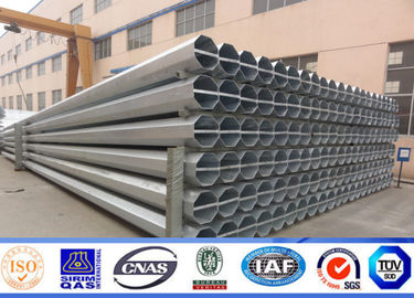 132KV 15m Transmisi Tiang Listrik Hot Steel Daya Glavanized Untuk Aferica