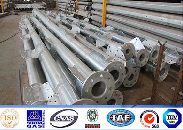 133kv 40ft Tiang Listrik Utilitas Galvanis Dengan ISO