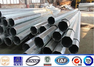 Tiang Logam Galvanis 10m 18m Q235 Oktagonal