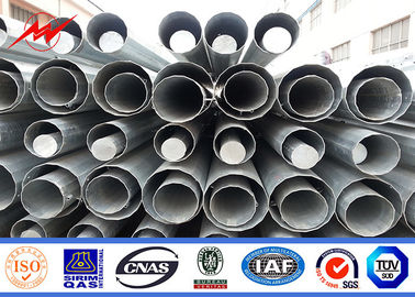 Hot Dip Galvanis 60 Ft Panjang 70 Ft 90 Ft Tiang Daya Logam Kelas 65 ASTM A572