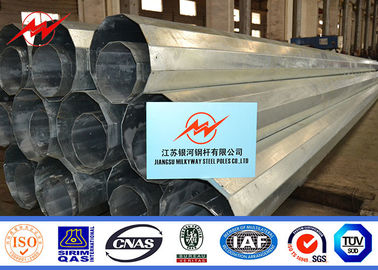 9.4m 11.6m 13.8m 693.23 Dan Tiang Logam Galvanis Dengan Ketebalan 3mm