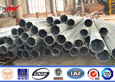 Tiang Listrik Utilitas Tubular Transmisi Galvanis Untuk Peralatan Distribusi